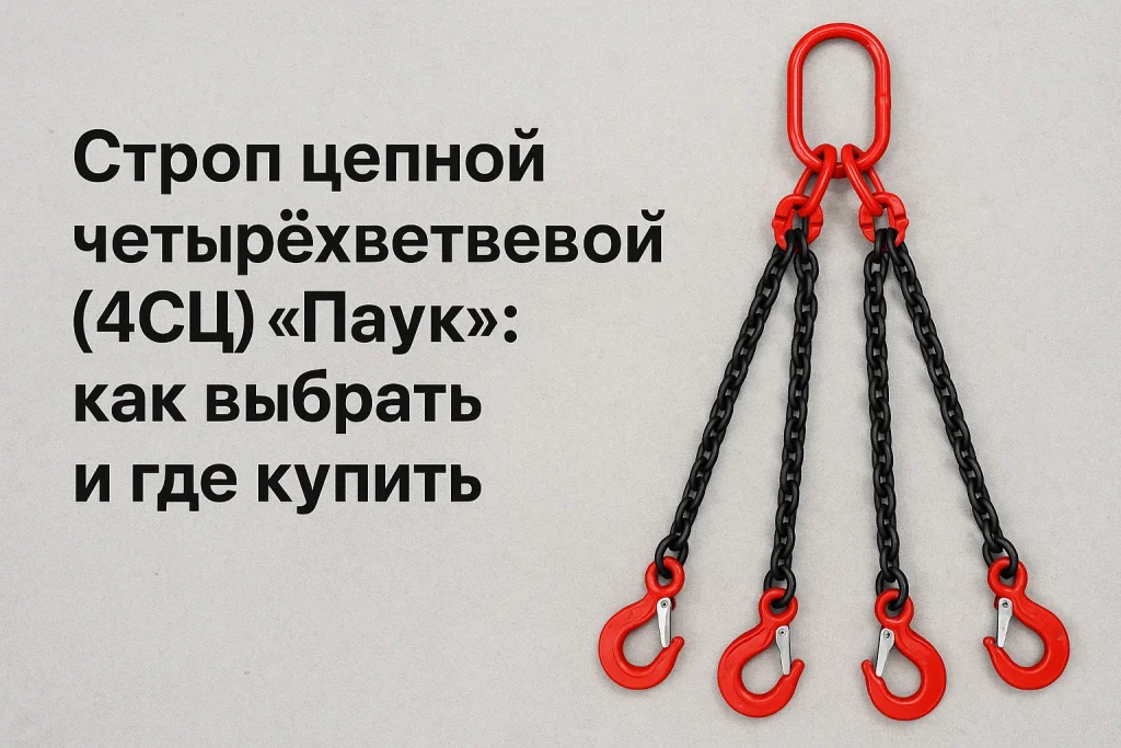 Строп цепной четырёхветвевой 4СЦ паук
